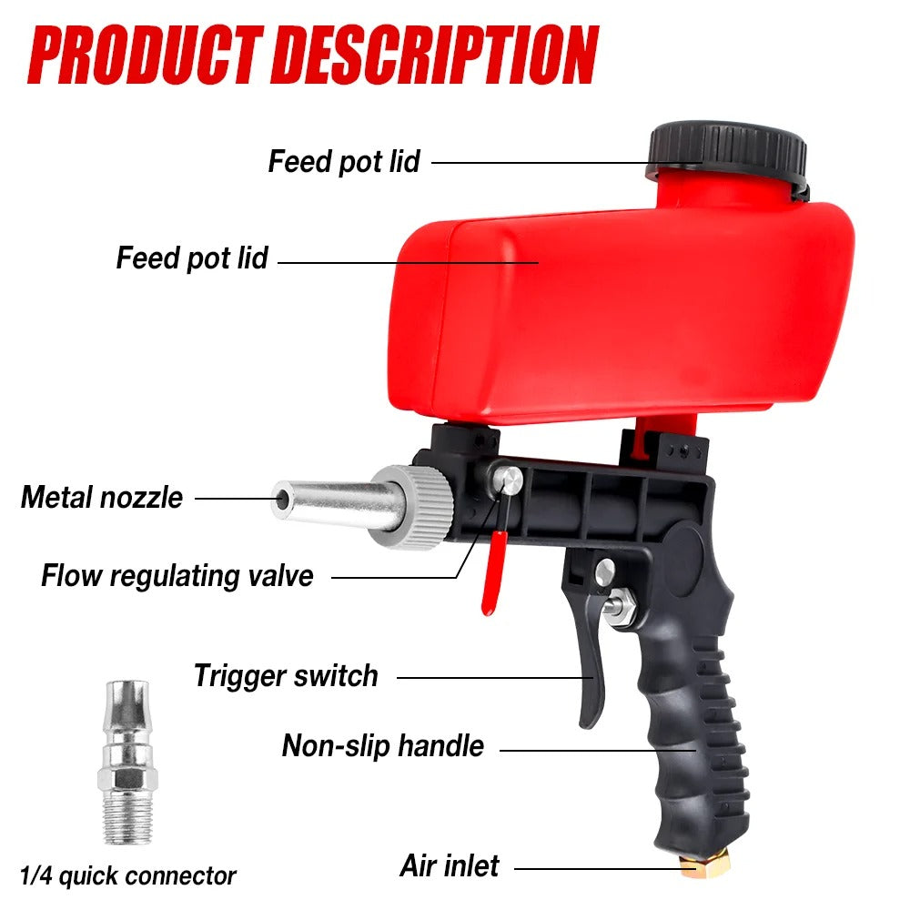 SANBLASTER PRO: La Pistola de Arena Profesional